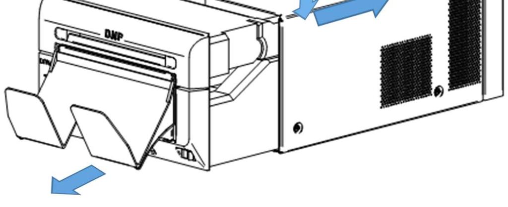 8. Use a alavanca de abertura para abrir a fechadura da DS620 e puxe a unidade do