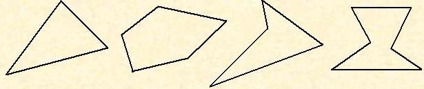 Exemplos: Diga se os polígonos abaixo são convexos ou não convexos Convexo Não Convexo
