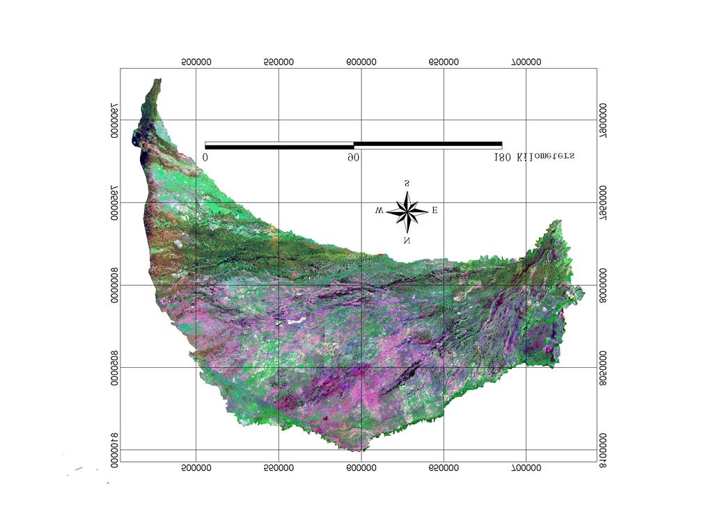 17 Mosaico de imagens de satélite do Pantanal no ano 2000. Fig. 6.