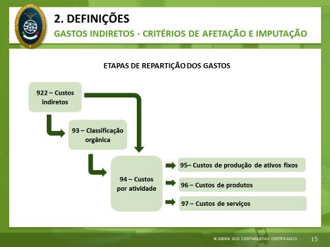 classificação orgânica, caso a entidade pretenda obter os gastos por departamentos, serviços, divisões ou outro tipo de unidades orgânicas.