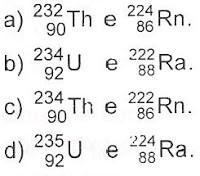 64 = número de massa 29 = número atômico 12) (PUC-RIO 2007) Considere a equação nuclear incompleta: Para completar a equação, é correto afirmar que o amerício-240 é um isótopo radioativo que se