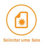 Criando uma nova solicitação de sala Para prosseguir com a solicitação, o usuário deverá clicar em Solicitar uma Sala: O