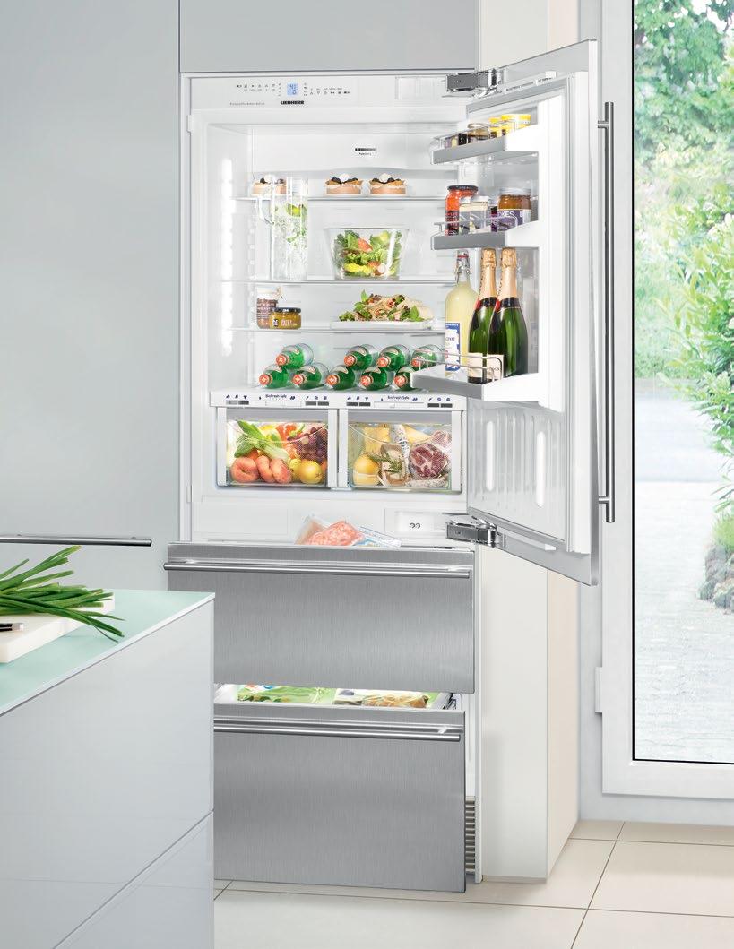 Linhas de produtos Refrigeradores de piso Refrigeradores de embutir