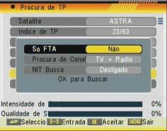 Pode interromper-se a pesquisa pressionando [Exit]. Neste caso, os canais encontrados até ao momento são memorizados. 4.