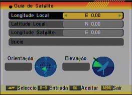 INSTALAÇÃO de confi rmação no ecrã (OSD 52). Desloque-se para a opção Sim se desejar eliminar o satélite ou desloque-se até à opção Não se não o desejar eliminar. OSD 53 OSD 54 OSD 55 OSD 56 OSD 57 4.