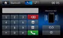 Bluetooth-modus U kunt bellen of gebeld worden met Bluetooth-geactiveerde telefoons via dit toestel. U kunt ook muziek beluisteren van een Bluetoothgeactiveerd toestel.