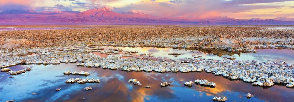 CHILE Atacama Deserto e Glaciares Datas de partida (mín.2 participantes) Diárias de Junho de 2017 a Abril de 2018.