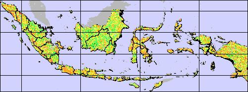 VHI Mar/2017 CHUVAS (% da média) Clima Indonésia Março Mar/2016 Abril Mesmo com o fim do La Niña, as principais regiões da Indonésia continuaram a