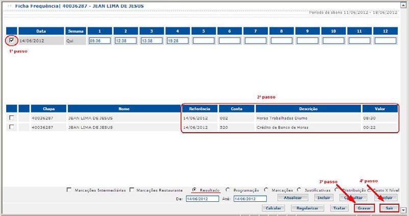 Img 38 - Visualizando Resultados d) Excluindo ou alterando marcações duplicadas ou indevidas: Essa possibilidade deverá