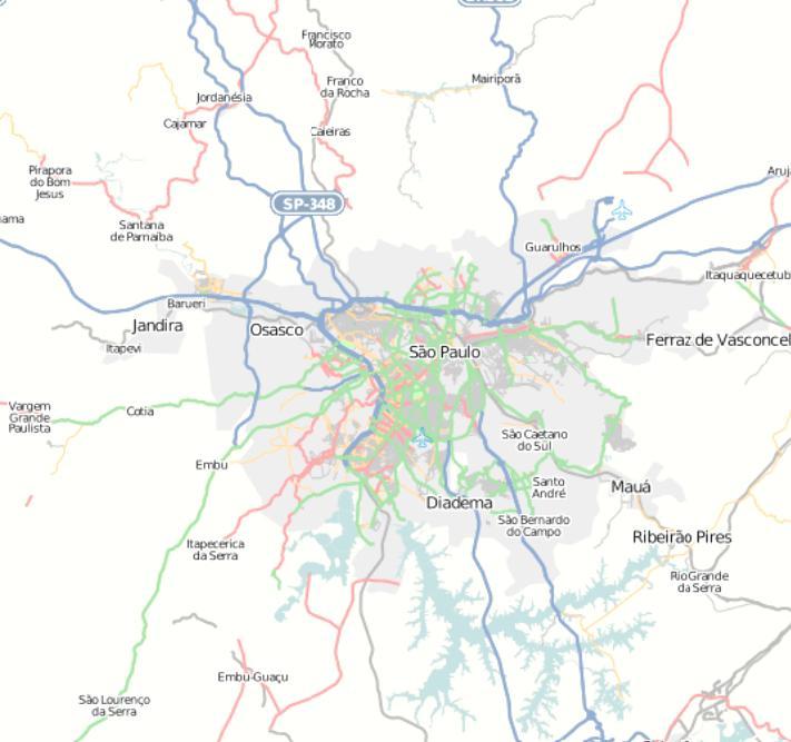 53 A Figura 26 mostra a as cidades a serem cobertas e na seguência a Figura 27 mostra o