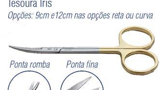 Cureta óssea de Bruns Opções: 000, 00, 0, 1, 2, 3, 4 TESOURAS