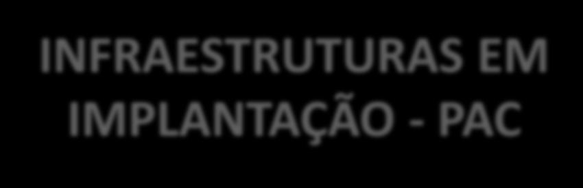 Legenda MATOPIBA: Limite Proposto Microrregiões - IBGE Balanço PAC 8 - (MPOG - 2013) Empreendimentos do PAC Empreendimentos do PAC Empreendimentos do PAC