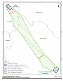 LUSO CALDAS DE PENACOVA e Perímetros de Protecção Perímetro de Protecção do Luso fixado pela Portaria nº