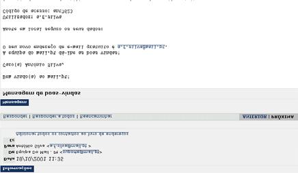 LER UMA MENSAGEM... 12 http://www.uarte.mct. Clique sobre o assunto da mensagem que quer ler Na janela seguinte poderá ler a respectiva mensagem.