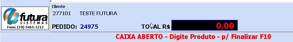 no botão F11 Selecionar Cliente. Pesquise o cliente para indicar na venda e em seguida selecione!