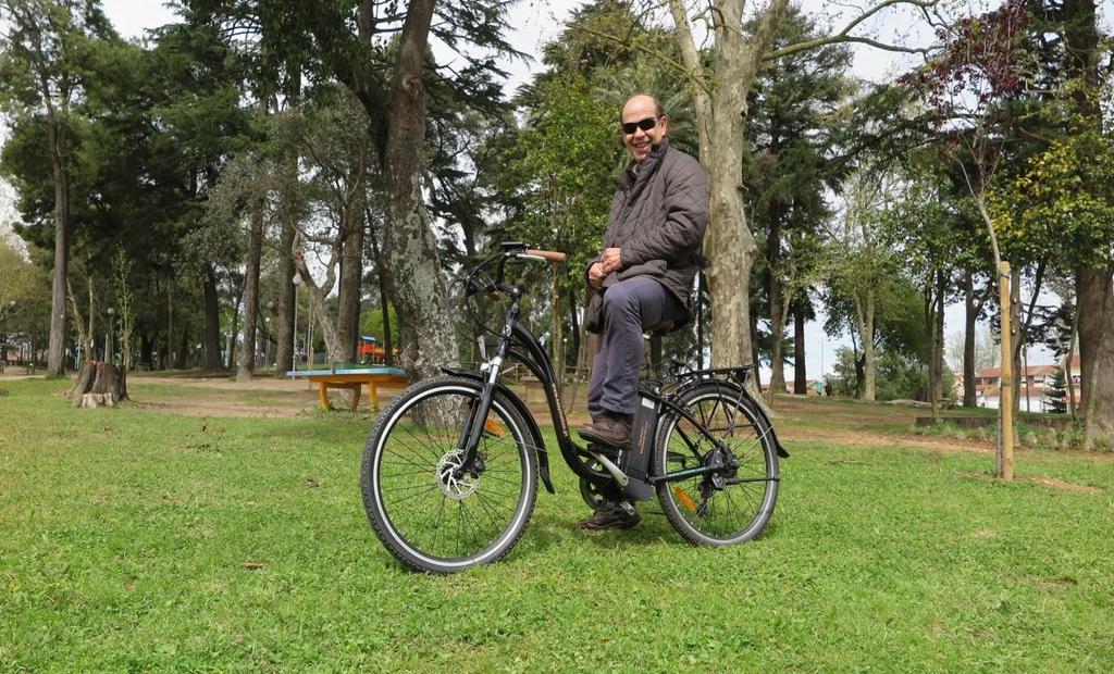 Benefícios da utilização da bicicleta eléctrica: Saudável, boa disposição e em forma: A assistência ao pedal do motor eléctrico, permite a boa gestão do esforço, em exercício suave e sem picos de