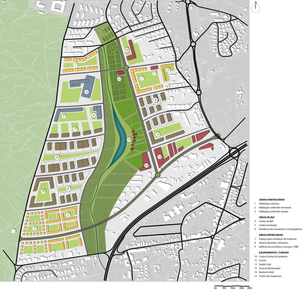 Fonte: Relatório da 2ª fase do Plano de Urbanização da UOP3 Pólo Tecnológico. Faro Maio 2012 Figura 4.