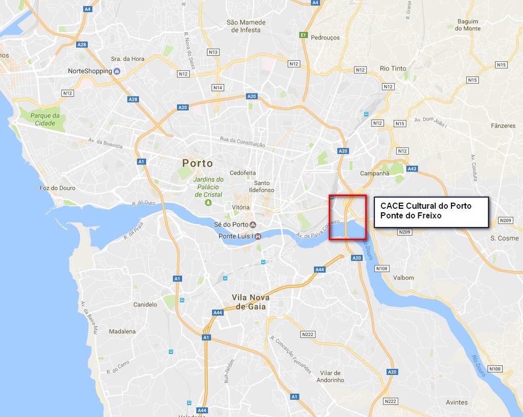 ESPAÇO Local da exposição Cace Cultural do Porto (IEFP) Centro de Exposições Rua do Freixo (antiga central elétrica de Campanhã), 1071, 4300-219 Porto GPS: