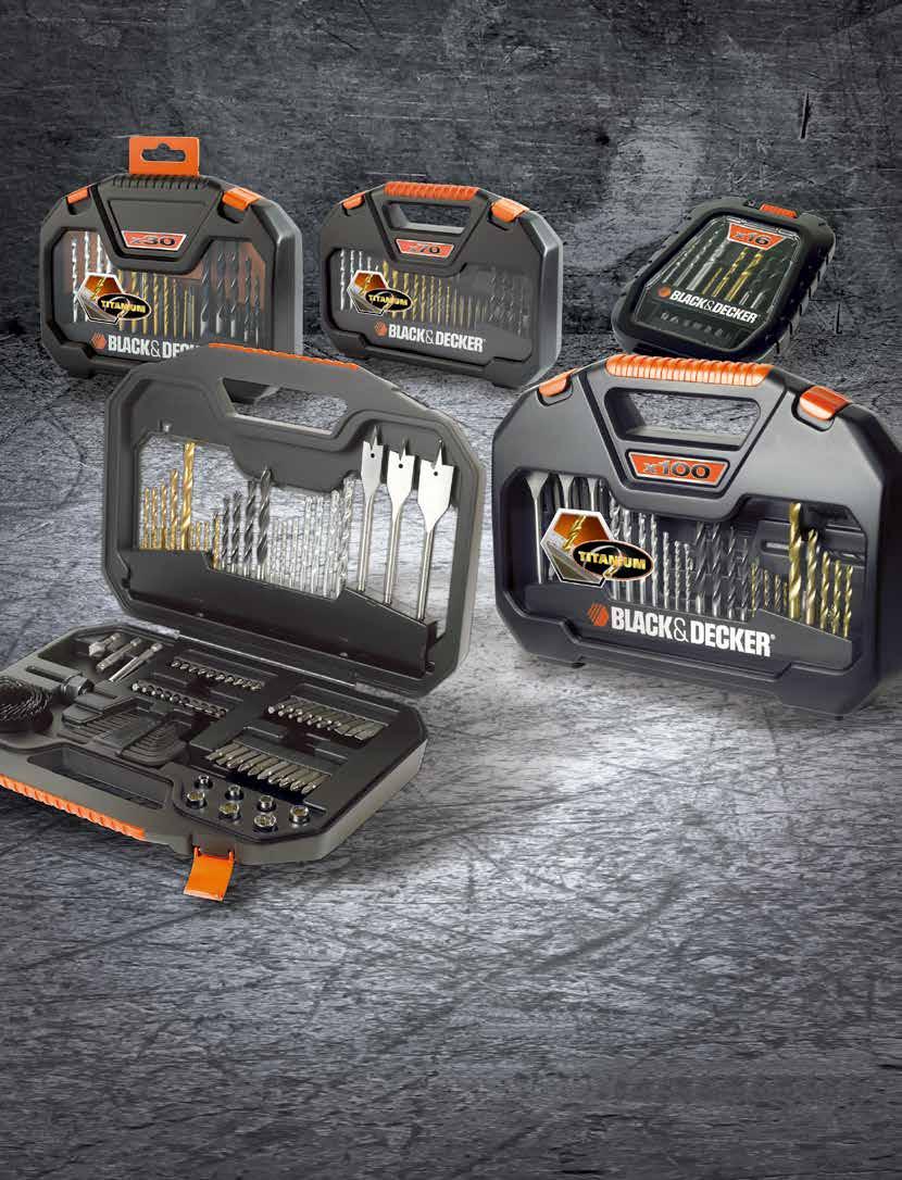 LINHA MADEIRA / ESTACIONÁRIA ACESSÓRIOS Os acessórios Black&Decker possuem uma excelente relação