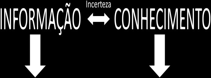 2. CONCEITO CONHECIMENTO / INCERTEZA - Conhecimento + Conhecimento + Incerteza - Incerteza - Consistência +