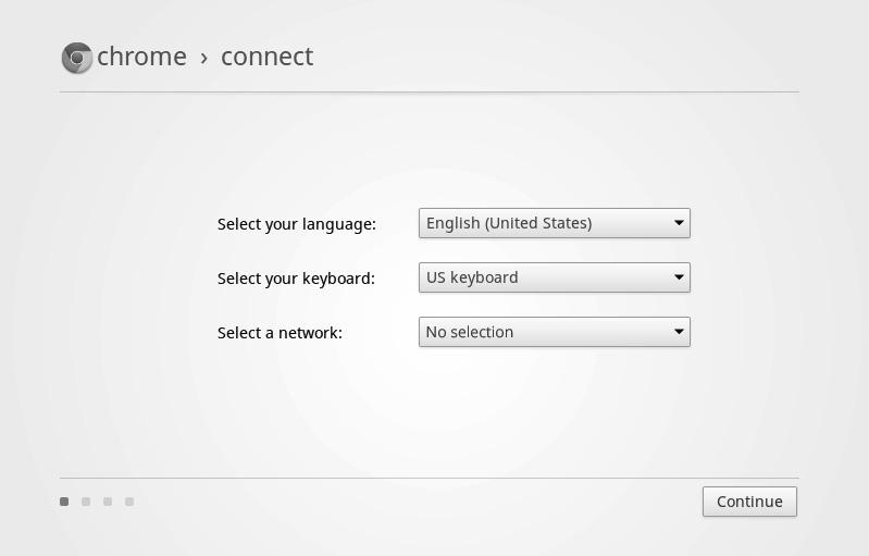 2 Ativar o computador 2-1. Selecione o idioma da interface e a rede. Menu Selecionar uma rede As redes detectadas são listadas automaticamente no menu Selecionar uma rede.