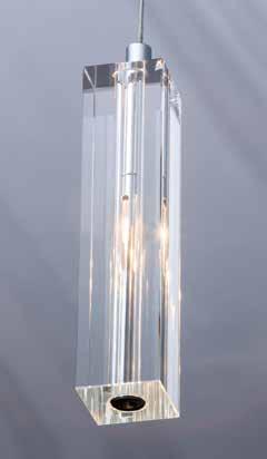 Pendente de Vidro Translúcido e Branco Lâmpada: 1 X G9
