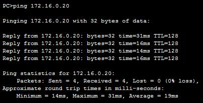 Verify connectivity Aplicação: DHCP, DNS, and HTTP Ping (ICMP) From a client computer use the Desktop Command