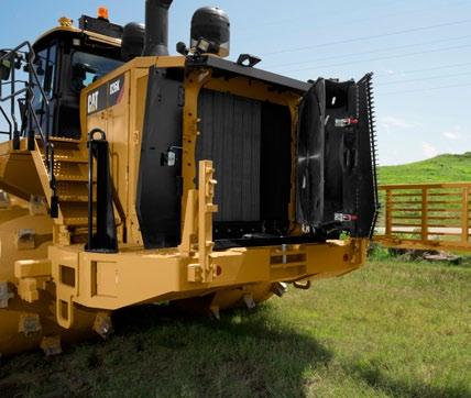 Manutenção segura e conveniente com acesso no nível do solo ou da plataforma e pontos de manutenção agrupados.