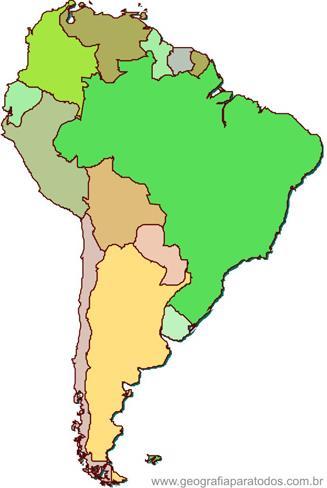 Colômbia Venezuela Guiana Suriname