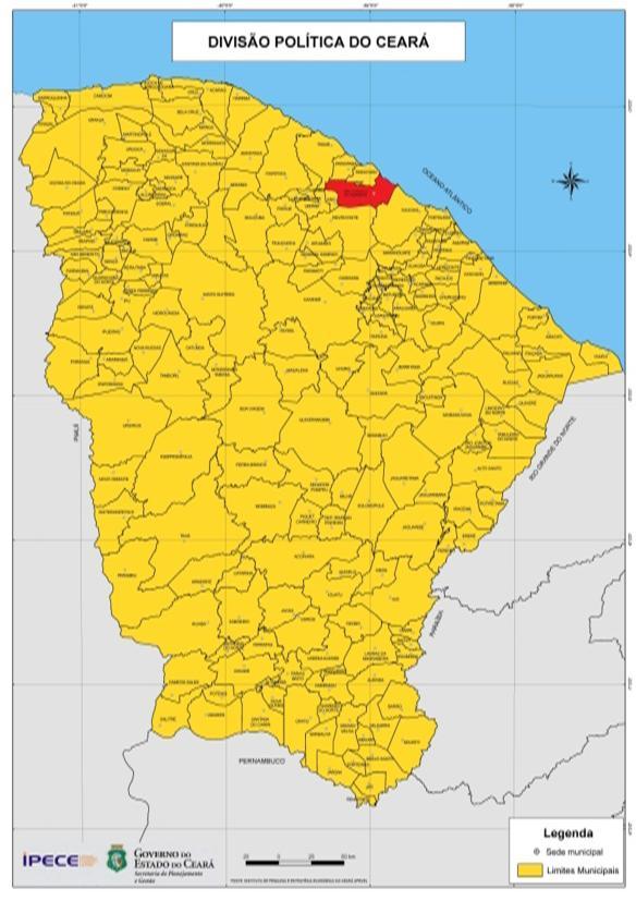 CARACTERIZAÇÃO DO MUNICÍPIO O Município de São Gonçalo do Amarante integra a Microrregião do Baixo Curu, do Estado do Ceará, inserida na Mesorregião do norte Cearense, inserido na Região