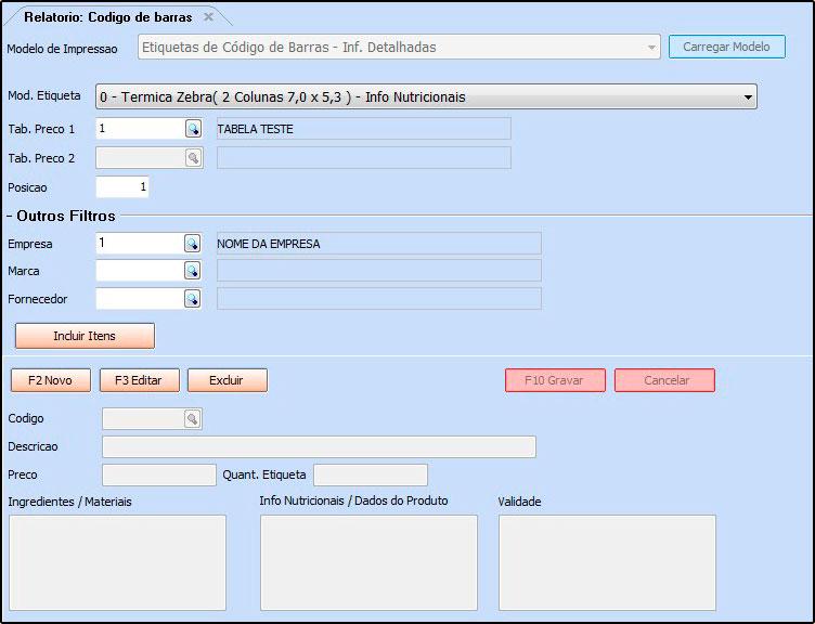 11 Botão Informativo em Parâmetros Foi adicionado ao lado de cada parâmetro do sistema, um botão