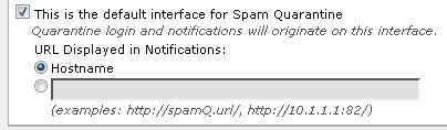 Na seção da quarentena do Spam, verifique as caixas de seleção e especifique portas padrão ou mude-as como necessário:spam a quarentena HTTPSpam a quarentena HTTPS 3.
