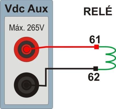 Sequência para testes do relé SPAM 150 C no software Manual 1.