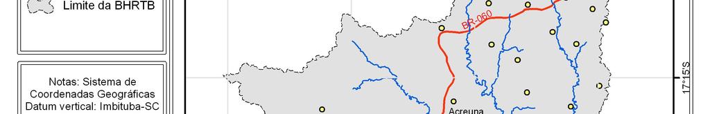 A BHRTB é considerada uma região hidrográfica de grande importância para o Estado em termos populacionais, econômicos e ambientais.