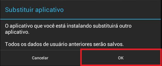 Ao terminar a sincronização, o sistema irá checar por atualizações