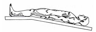 Posição anatômica POSIÇÃO SUPINADA ou DECÚBITO DORSAL corpo está deitado com a face voltada para cima. POSIÇÃO PRONADA ou DECÚBITO VENTRAL o corpo está deitado com a face voltada para baixo.