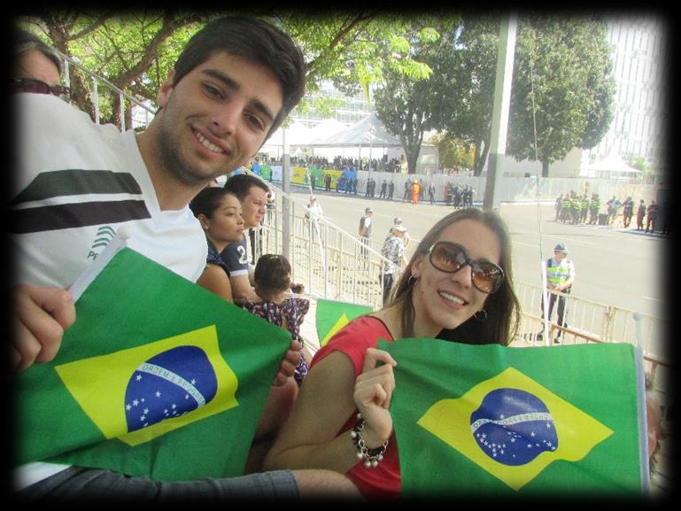 Dia 4 07/09/2016 Neste dia de comemorar a Independência do Brasil, despertamos de madrugada para termos