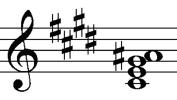Um exemplo deste artifício é mostrado no início, onde o acorde de Lá sustenido meio-diminuto poderia ter resolvido diretamente em Si maior e, em seguida, em Mi maior.