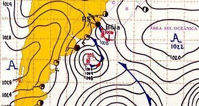 A frente fria escolhida para este trabalho deslocou-se sobre a área da bóia no dia 10 de Junho de 2002, tendo a atuação de ventos de quadrante sul desde o dia 09 até o dia 15 (Figura 1).