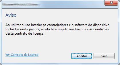 Instalar e configurar a máquina > Instalar software Instalação personalizada O procedimento que se segue é um exemplo de instalação do software no Windows 7 utilizando a [Instalação personalizada].