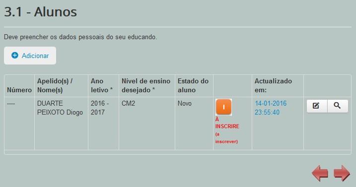 Depois de preenchida a ficha de candidatura do aluno, aguardar uma decisão por parte da Direção do Liceu.