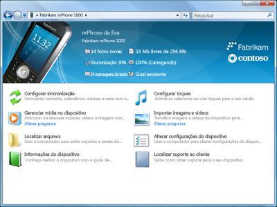 Controle dispositivos no Device Stage Um novo recurso do Windows 7 chamado Device Stage leva o gerenciamento de dispositivos a um novo patamar.