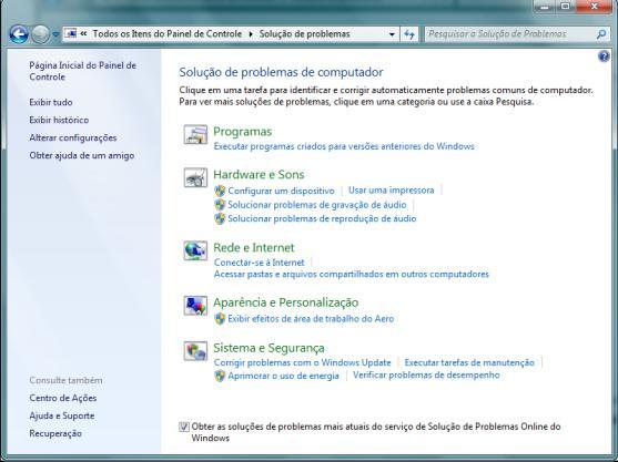 Embora as soluções não tenham sido feitas para corrigir todos os problemas, elas são úteis como algo para tentar em um primeiro momento, pois podem economizar tempo e esforço, com frequência.