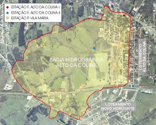 3.2.2.4. BACIA HIDROGRÁFICA ALTO DA COLINA A bacia hidrográfica Alto da Colina (Figura 3.