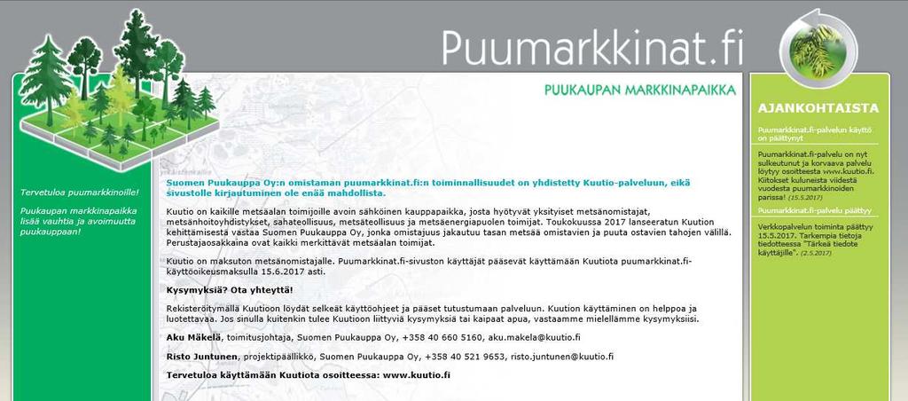 www. Puumarkkinat.