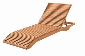 Linha Ibiza Acabamentos espreguiçadeira Chaise longue finishing Acabados reposera Madeira Wood Madera: Eucalipto (Eucalyptus Grandis) Indicação de uso Recommended use Recomendación de uso Externo