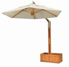 522 Ombrelone Lateral Prime - Madeira - Giratório Quadrado com Floreira 2,50 x 2,50 m Prime Side Parasol - Wood - Square in Shape Rotary with Flower Box 2,50 x 2,50 m Sombrilla Lateral Prime - Madera