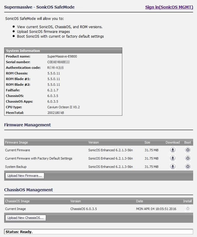 SSH 4 Clique em OK. 5 Direcione o seu navegador para o endereço IP do chassi, como http://10.206.22.101 (utilize o endereço IP do chassi para a unidade primária em um par de HA).