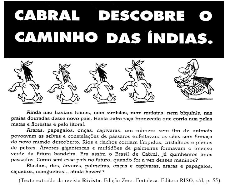 LÍNGUA PORTUGUESA QUESTÕES DE 1 A 10 INSTRUÇÃO: Para responder a essas questões, assinale APENAS UMA ÚNICA alternativa correta e marque o número correspondente na Folha de Respostas.