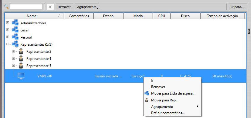 Jump Clients Para aceder a um computador individual sem assistência de utilizador final, instale um Jump Client neste sistema durante uma sessão ou da página Jump Clients da interface administrativa.